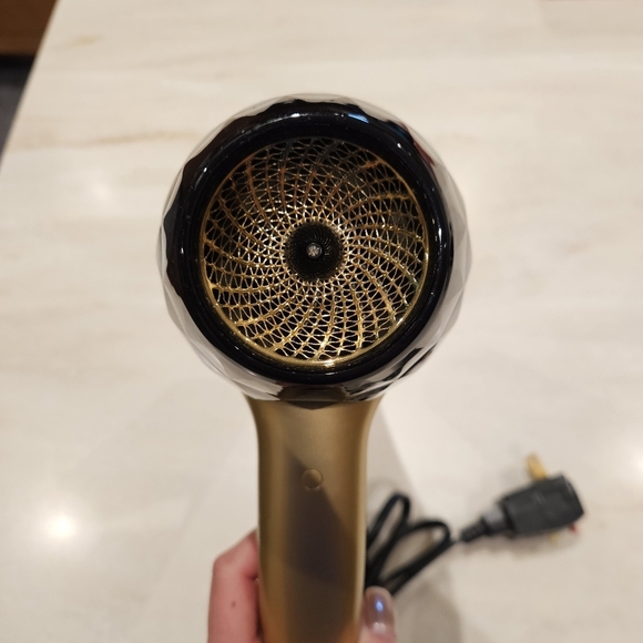 T3 Featherweight 2 Hair Dryer - Model # 73828 - Black/Gold Blow Dryer - Picture 4 of 9
